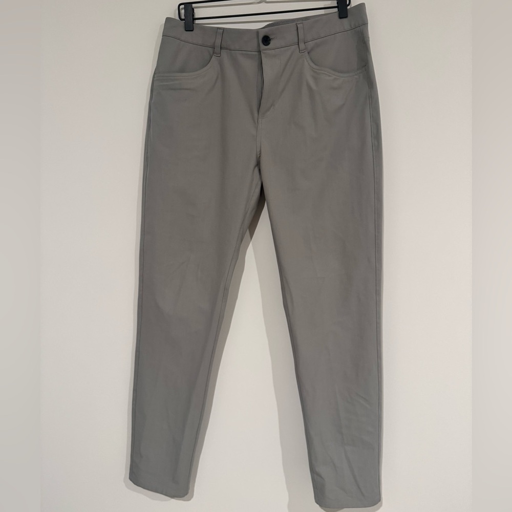 Vuori Light Gray Performance Pants